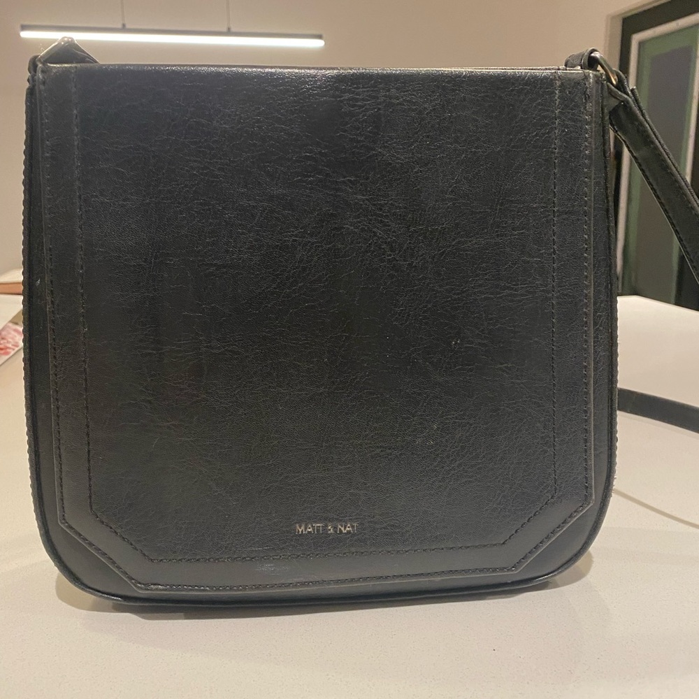 Matt & Nat Black Crossbody Bag